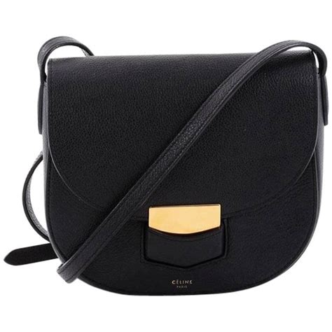 celine small leather messenger bag|celine bag official.